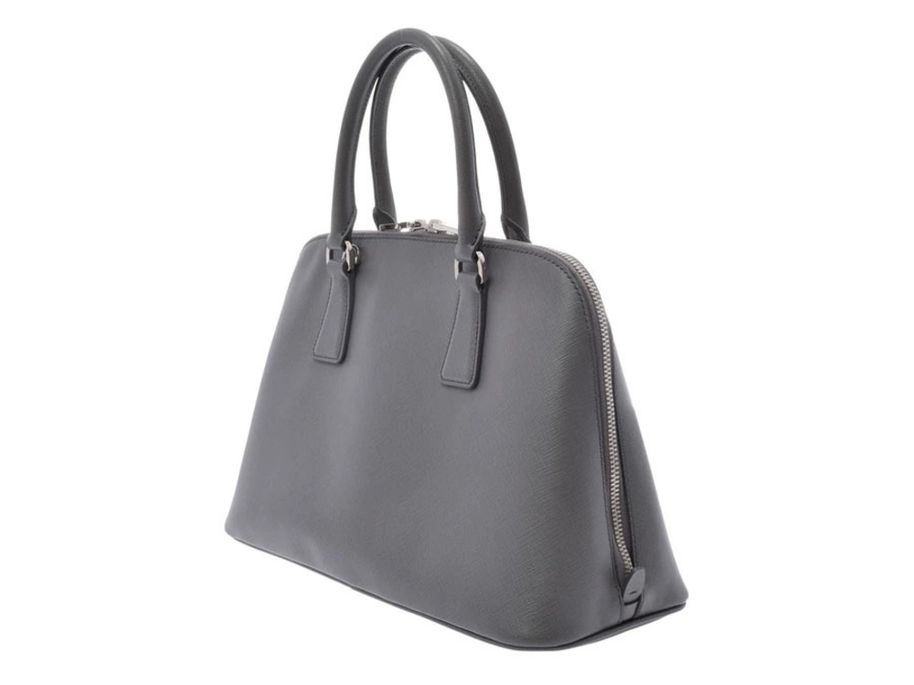 Prada Saffiano leather gray handbag Gray